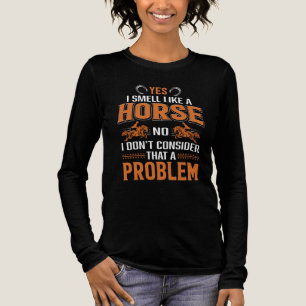 Funny horse smell word art Tri-Blend shirt