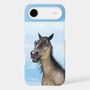 Funny Horse Smile Portrait Art iPhone 17 Air Case