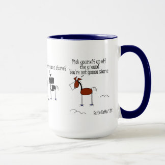 Funny Horse Throwing a Fit Cartoon Mug