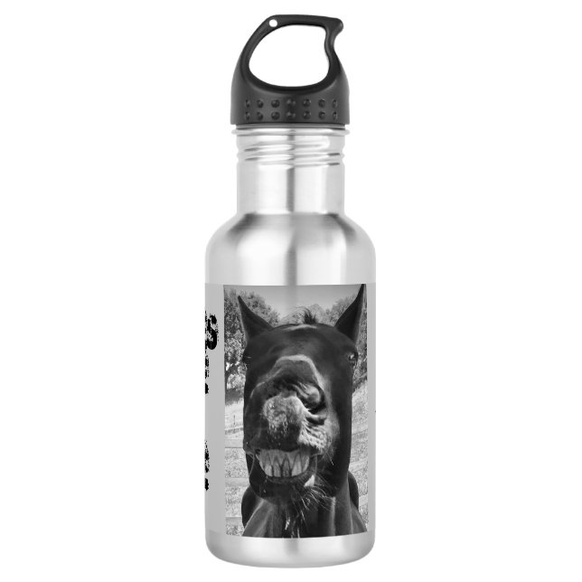 Funny Horse Water Bottle (Front)