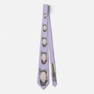 Funny Horse Whimsical Equestrian Humor Neck Tie