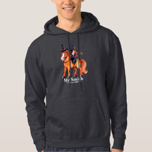 Funny Horse Witch Couple Hoodie