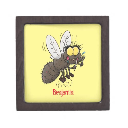 Funny horsefly insect cartoon gift box