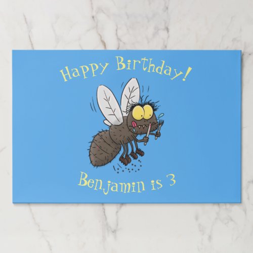 Funny horsefly insect cartoon paper pad