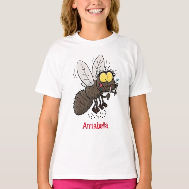 Funny horsefly insect cartoon T-Shirt (Front)