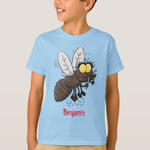 Funny horsefly insect cartoon T_Shirt