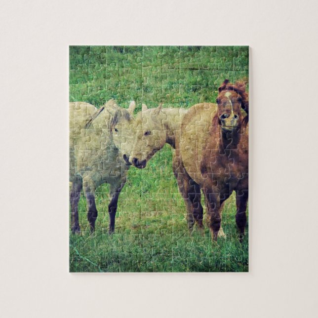 Funny Horses Jigsaw Puzzle (Vertical)