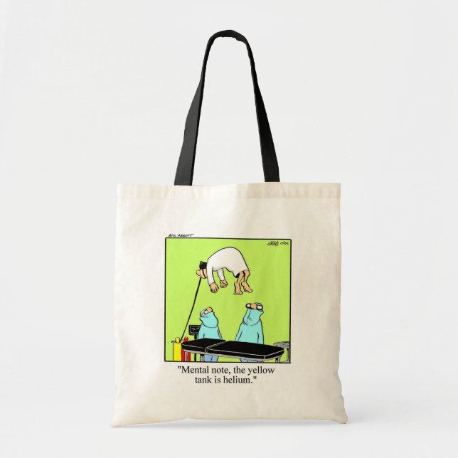Funny Hospital Humor Tote Bag Gift (Front)