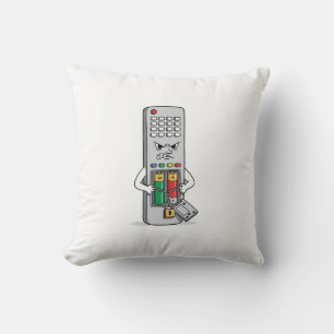 Funny Hostage Remote Cartoon Batteries Held Pillow