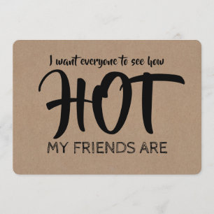 Funny Hot Bridesmaid / Maid of Honor Proposal Invitation