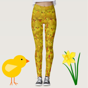 UoCefik Easter Leggings for Women Tummy Control Easter Rabbit Bunny Eggs  Leggings Workout Athletic Easter Day Graphic Tights Graphic High Waisted  Yoga Pant Yellow L 