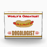 Funny Hot Dog Award<br><div class="desc">DOGOLOGIST. Humorous title for hot dog “experts” - eating 'em or putting 'em on the barbeque grill, or buying 'em at a hot dog stand, a baseball game, football game, wherever. Whether you like 'em with mustard, ketchup, mayonnaise, slaw, chili, kraut, onions or all the trimmings, you'll love this funny...</div>