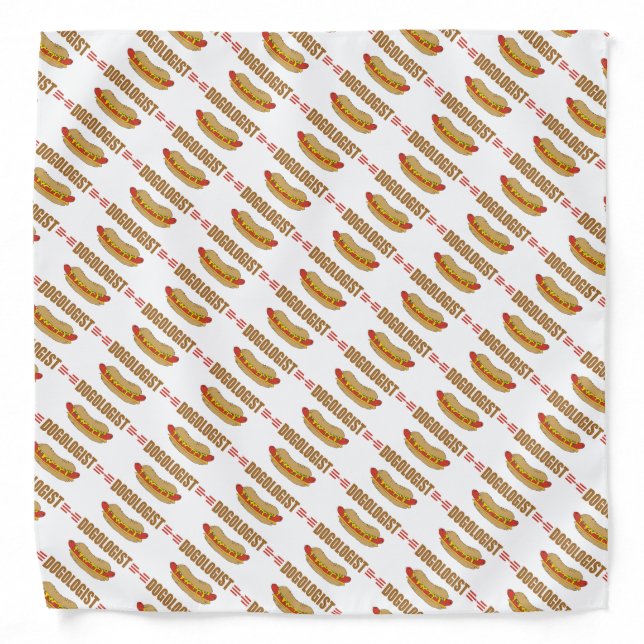 Funny Hot Dog Bandana (Front)