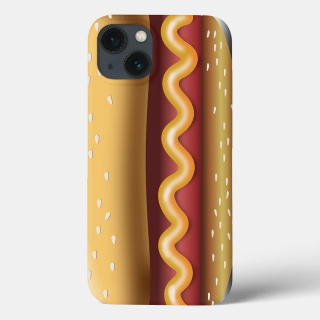 Funny Hot dog Cell Phone Case (Back)