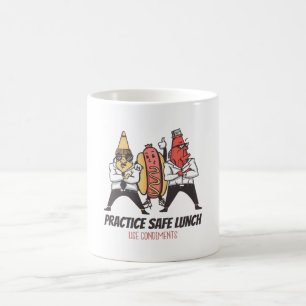 Funny hot dog coffee mug
