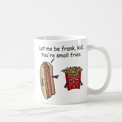 Funny Hot Dog French Fries Food Pun Coffee Mug