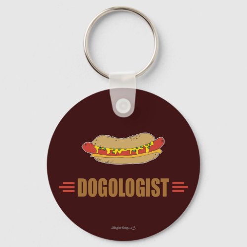 Funny Hot Dog Keychain