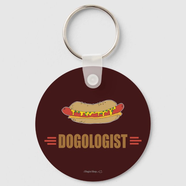Funny Hot Dog Keychain (Front)