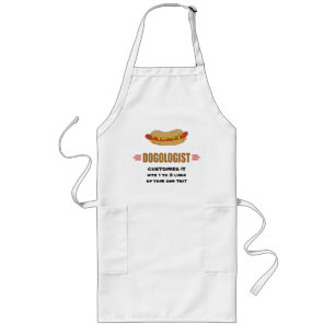 Funny Hot Dog Long Apron