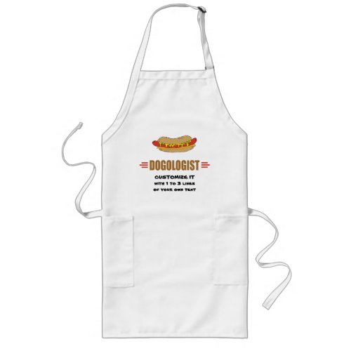 Funny Hot Dog Long Apron