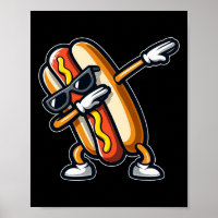Funny Hot Dog Lover Hotdog Dab Dancing Foodie Kids