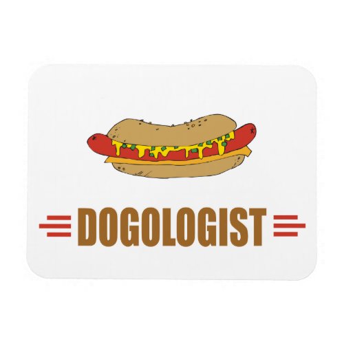 Funny Hot Dog Magnet