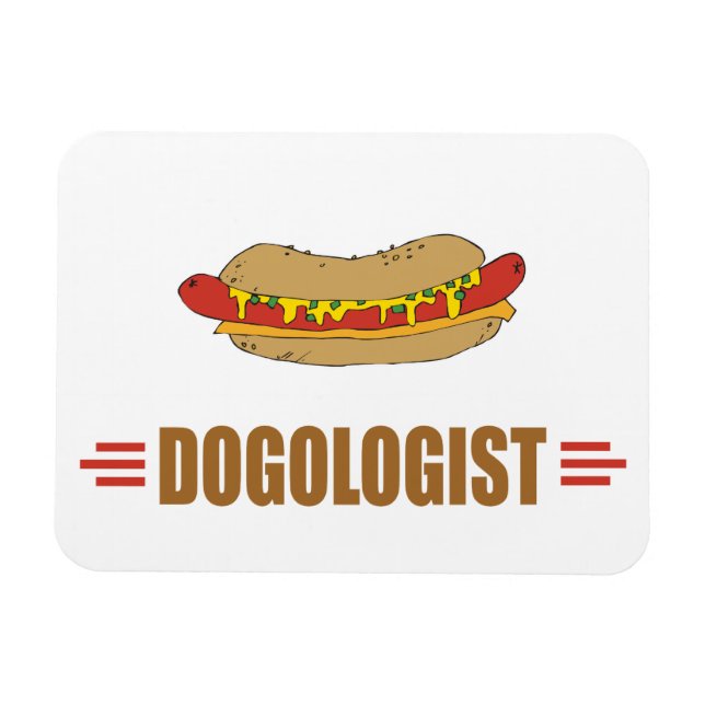 Funny Hot Dog Magnet (Horizontal)