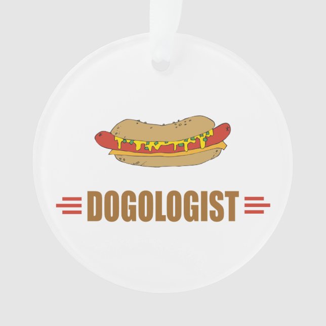 Funny Hot Dog Ornament (Front)