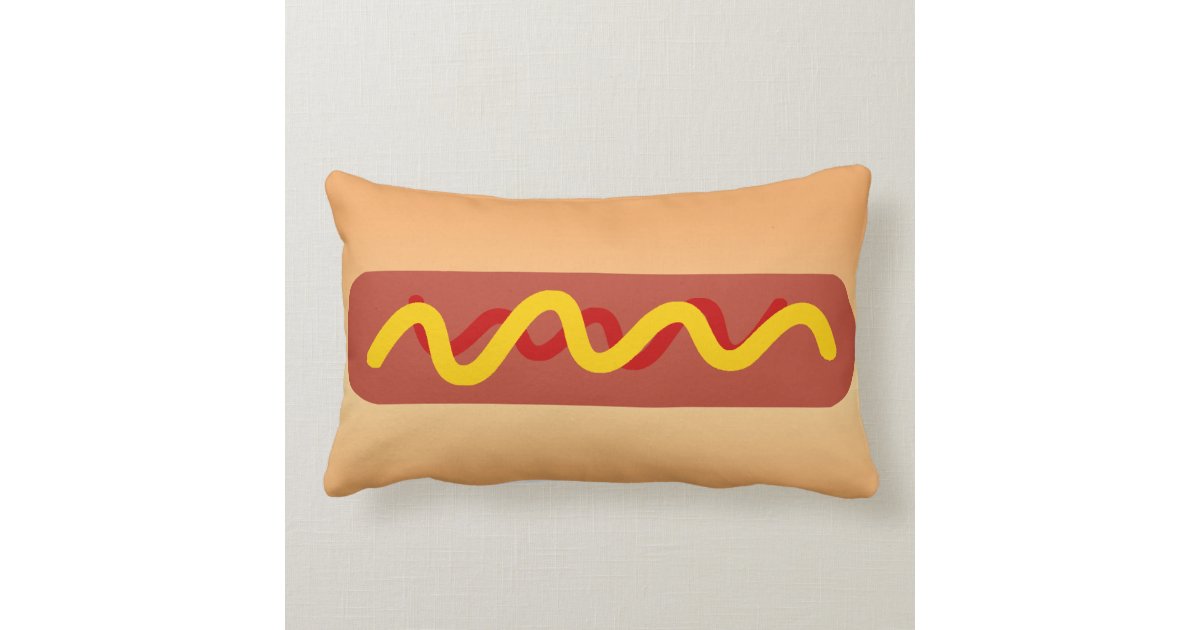 long hot dog pillow