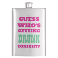 Funny Hot Pink Drunk Quote Bold Text