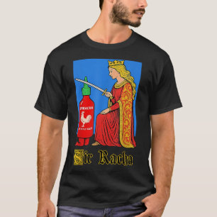 Funny Hot Sauce Medieval Art T-Shirt