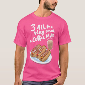 Funny Hot Weiner Coffee Milk Rhode Island Lover Gi T-Shirt
