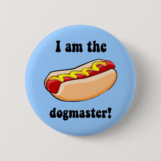 Funny hotdog button (Front)