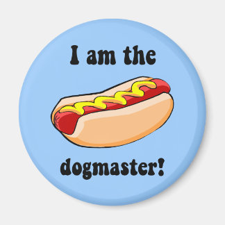 Funny hotdog magnet