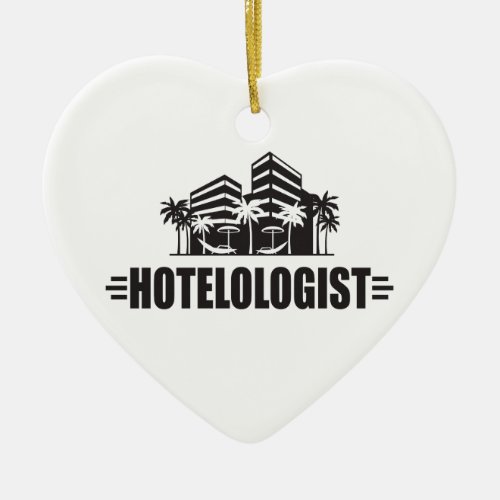 Funny Hotel Ceramic Ornament