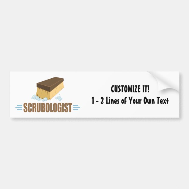 Funny House Keeping Bumper Sticker (Front)