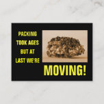 Funny House Move Business Card at Zazzle