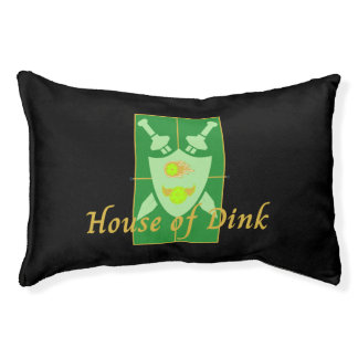 Funny House of Dink Pickleball Crest Pet Bed