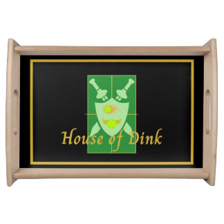 Funny House of Dink Pickleball Crest Serving Tray