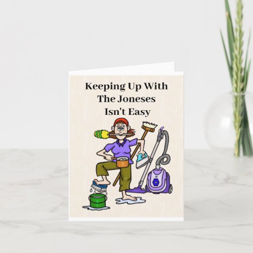 Funny Housekeepers Day Greeting Card