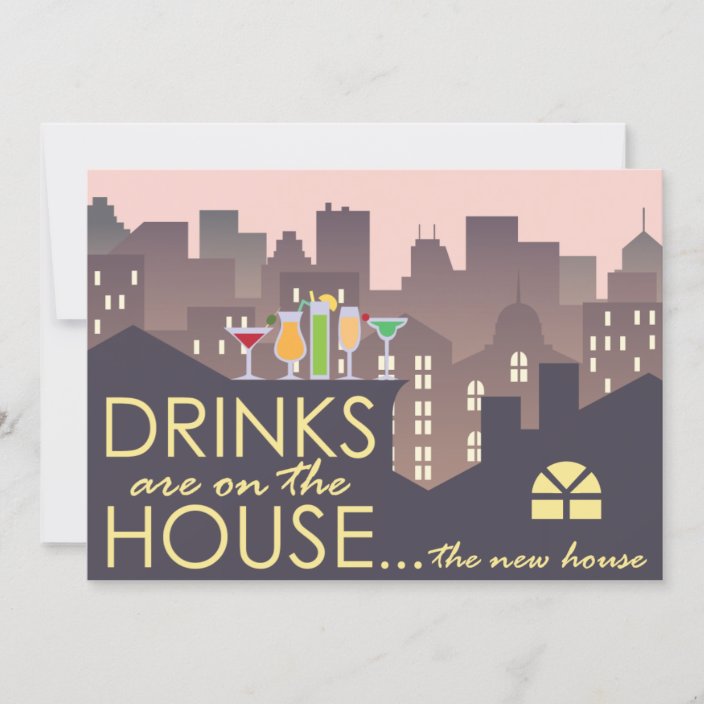 Funny Housewarming Party Design Invitation 