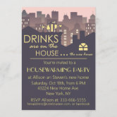 Funny Drinks are on the House Housewarming Invite | Zazzle