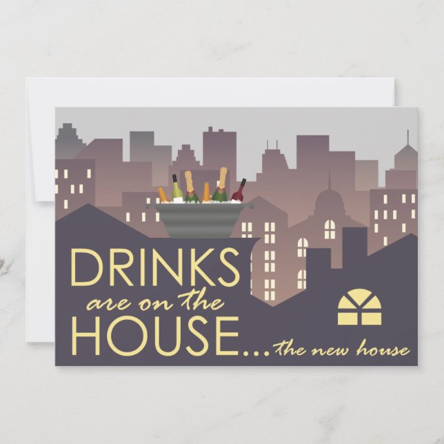 Funny Housewarming Party design Invitation (Front)