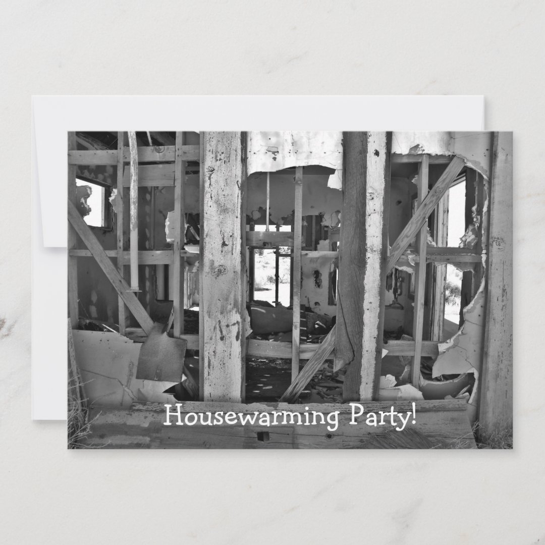 Funny Housewarming Party Invitation Zazzle 