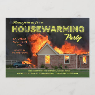 Funny Housewarming Invitations & Invitation Templates | Zazzle