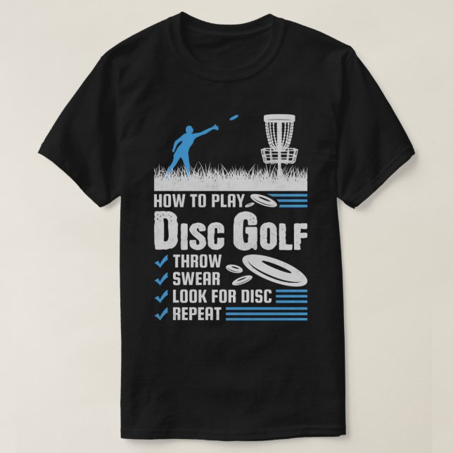 Funny How To Play Disc Golf Pullover  (Design Front)