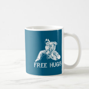 Funny Hugs Brazilian Jiu Jitsu Mma Bjj Coffee Mug