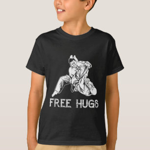 Funny Hugs Brazilian Jiu Jitsu Mma Bjj T-Shirt