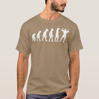 Funny Human Bodybuilding Evolution Weightlifter Bo T-Shirt