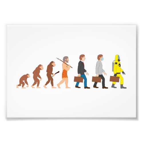 Funny Human Evolution Photo Print